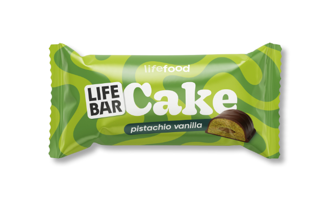 Organic LIFEBAR Cake Pistachio Vanilla