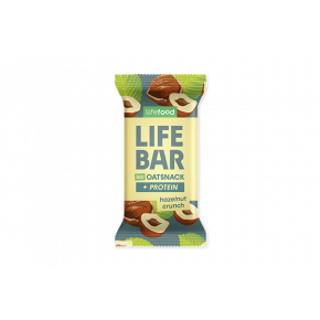 Organic LIFEBAR Oat Snack Protein Hazelnut Crunch