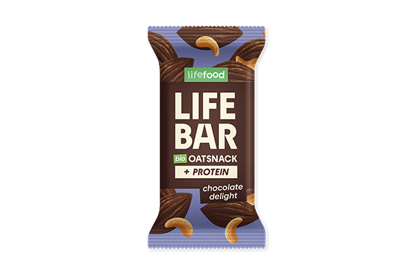 LIFEBAR Oat Snack protéinée délice au cocolat BIO