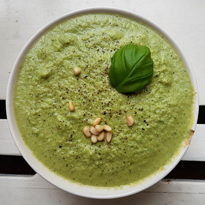 Soupe de courgette veloutée