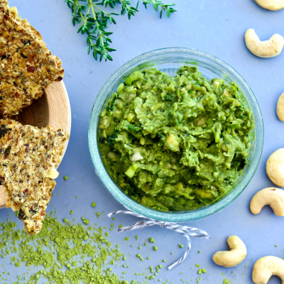 Tartinade de haricots au Moringa