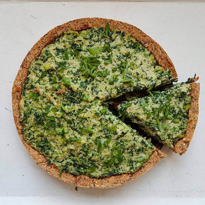 Tarte aux épinards