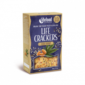 Crackers crus chanvre chia BIO