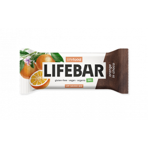 LIFEBAR InChoco orange BIO & CRU