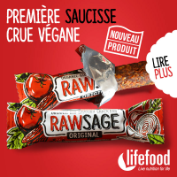 Nouveau: Rawsage, la première saucisse crue végane